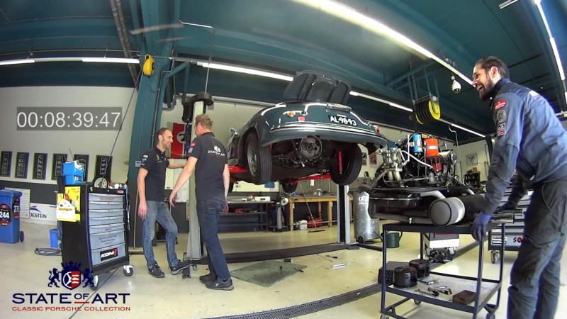 How To Remove a Porsche 356 Engine In Under 9 Minutes