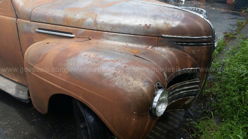 A 1940 Plymouth Roadking Two Door Coupe Is Up For Auction At Govdeals