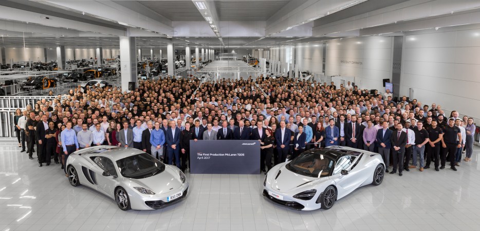 First McLaren 720S Rolls Off Production Line