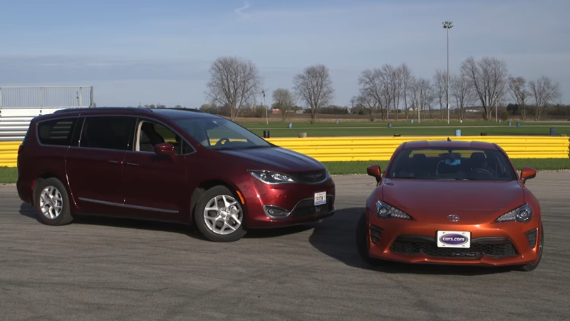Will a Toyota 86 Beat a Chrysler Pacifica in a Drag Race?
