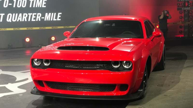 The Dodge Challenger Demon Is an 840-HP Street-Legal Drag Car