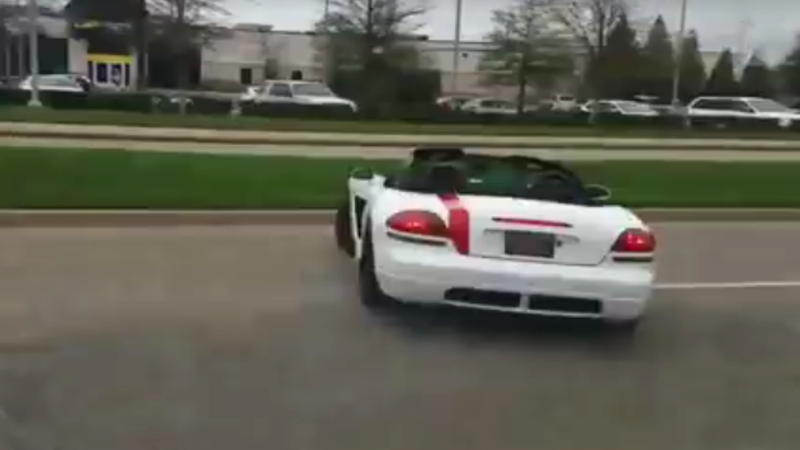 Watch This Dodge Viper Wreck Leaving Cars & Coffee