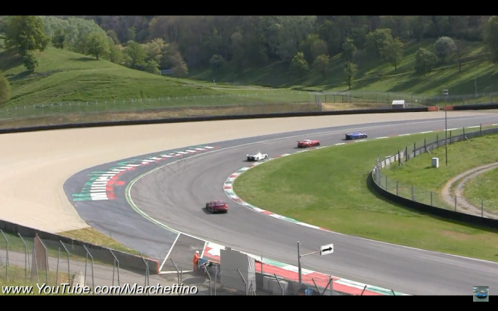 Watch This Herd of Ferrari FXXKs Fly Around Mugello