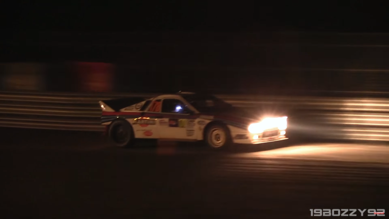 Watch These Vintage Racers Blast Through Monza at Night