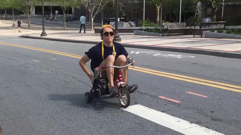 Clever Georgia Tech Students Build a Chainsaw-Powered Tricycle