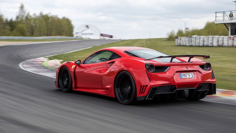 The Novitec N-Largo Is a Widebody Ferrari 488 With Shades of the F40