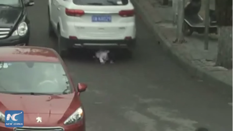 2-Year-Old Survives Separate Encounters with SUVs in China