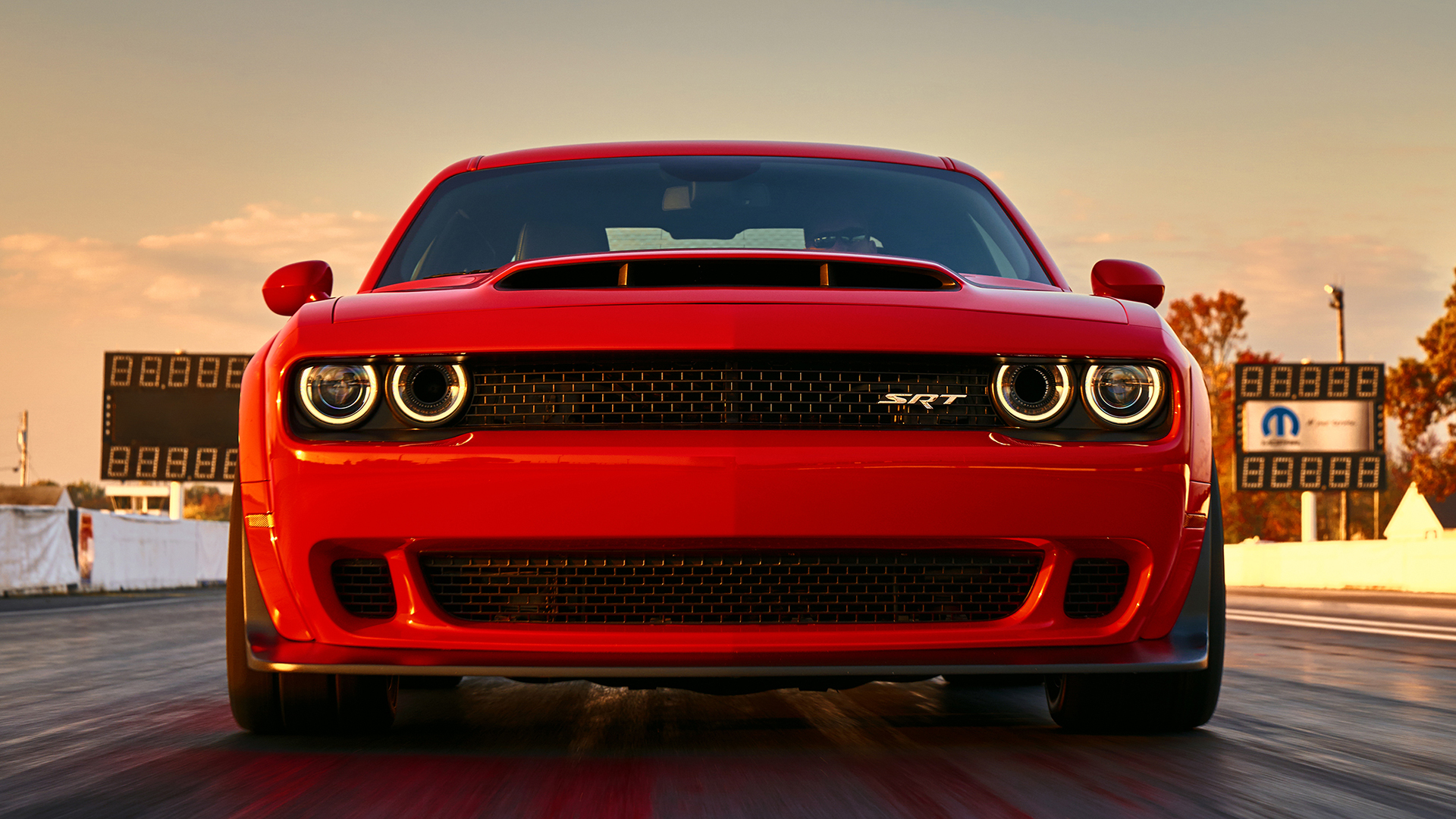 Dodge Challenger Demon's Drag Radial Tires Are Too Wide for the ...