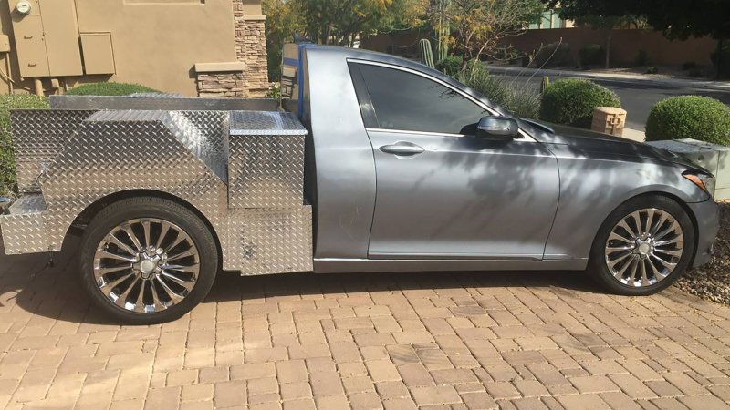 Would You Buy This Bizarre Custom Genesis G80 Pickup?