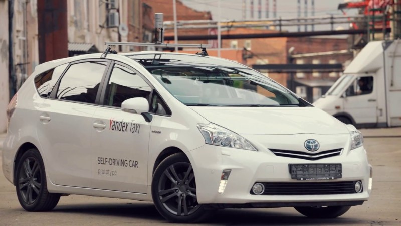 Yandex Autonomous Cars Go for a Drive in the Snow