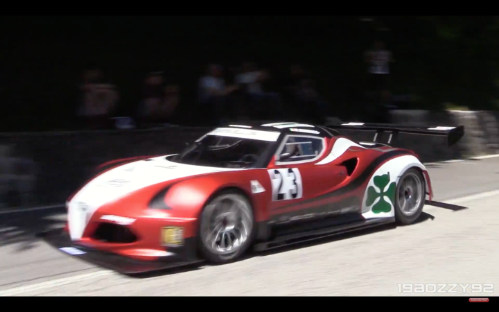 This Alfa Romeo 4C Hillclimb Car Has a Formula 3000 V8