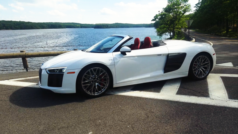 The 2017 Audi R8 Spyder <a href="#"></a>Weaves a Stylish Web