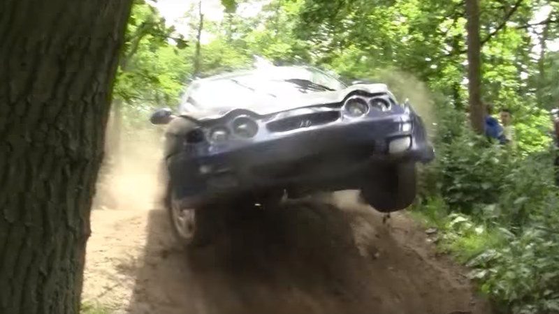 All You Need to Go Off-Road Is an Old Hyundai Tiburon