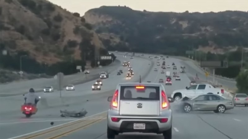 Watch This Wild Road Rage Incident Cause a Massive Crash