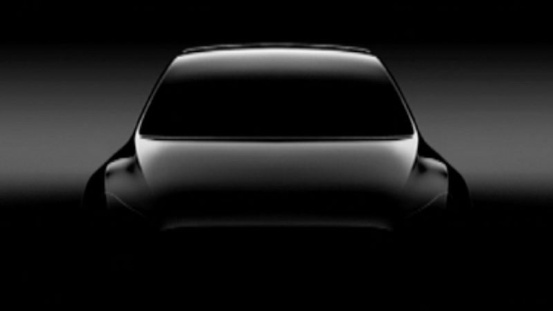 Here’s the First Picture of the Tesla Model Y