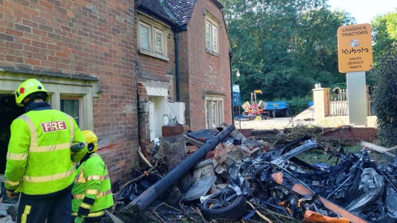 $188,600 McLaren 570S Crashes into House in England