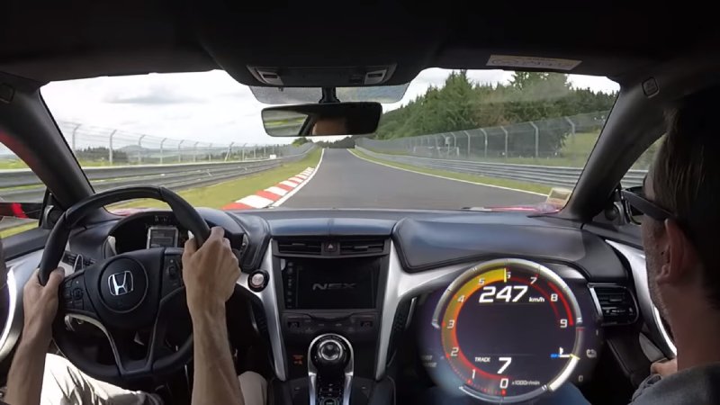 Watch This 2017 Honda NSX Pass Everyone At the Nurburgring