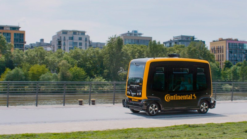 Continental Calls Its Self-Driving Taxi a ‘Feel-Good Cocoon’