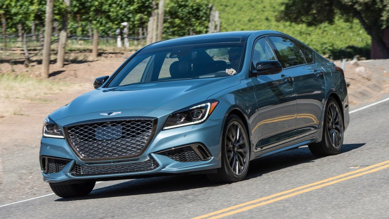 The 2018 Genesis G80 Sport Is a Sport Sedan in Need of Some Air Quotes