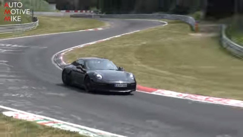 Updated Porsche 911 Spied at the Nurburgring