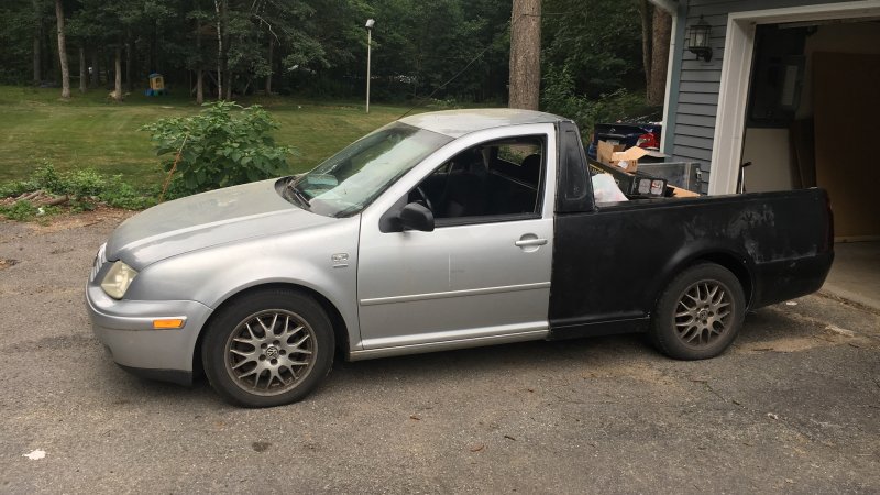 Our VW Jetta Smyth Ute Carries its First Load