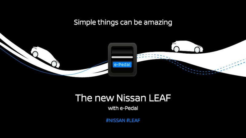 2018 Nissan Leaf’s e-Pedal to Enable One-Pedal Driving