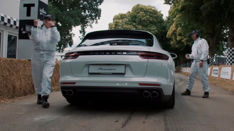 Watch Mark Webber Run The Goodwood Hillclimb In A Panamera Sport Turismo Turbo