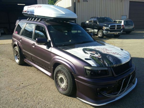 This 554-HP Supercharged, LSx-Powered Subaru Forester Is Wickedly Loud