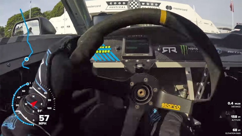 Watch Vaughn Gittin Jr. Drift Up the Goodwood Hill Climb in His 950-HP Ford Mustang RTR