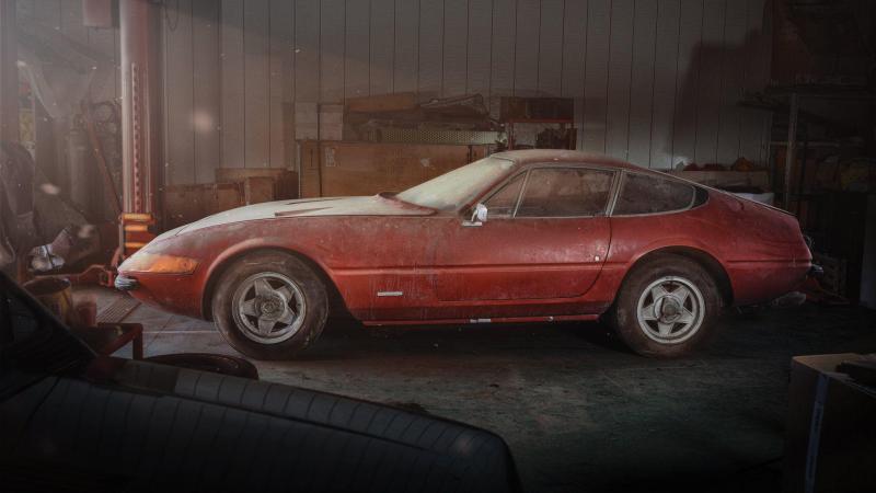 This One-Off 1969 Ferrari 365 GTB/4 Daytona Berlinetta is a Barn Find for the Ages