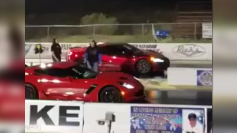 Thieves Caught After Taking Stolen Dodge Hellcat, Chevrolet Camaro, Acura NSX to Drag Strip