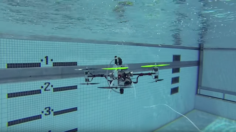 Researchers Create ‘Naviator’ Drone That Can Both Fly and Swim