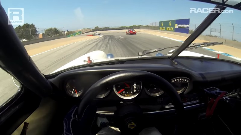 Check Out Pat Long’s 1968 Porsche 911 T/R Visor Cam Onboard Of Laguna Seca