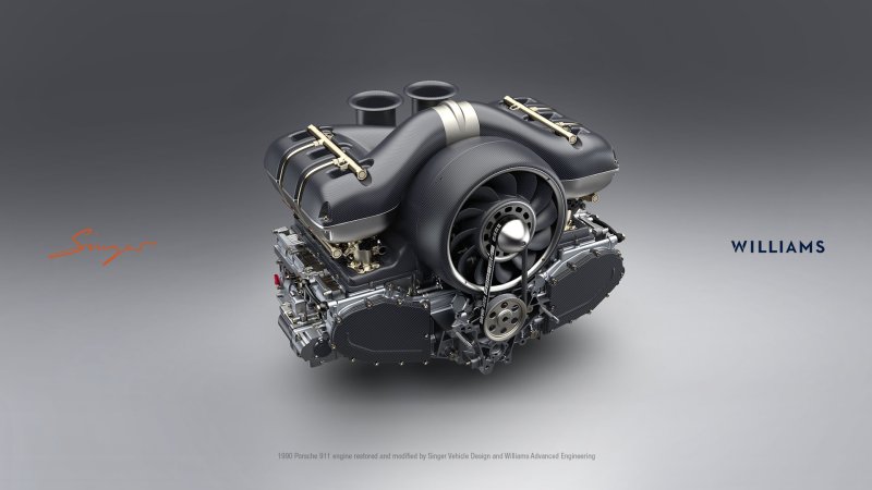 Singer, Williams Team Up to Build 500-HP Air-Cooled Flat-Six Porsche Engines