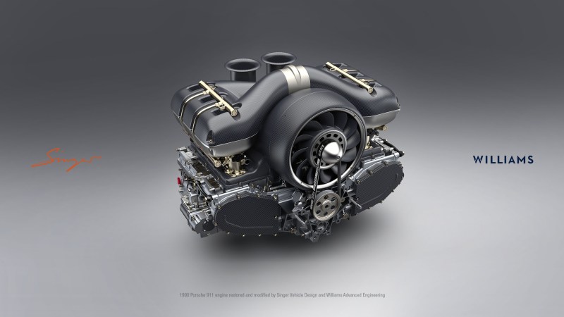 Singer, Williams Team Up to Build 500-HP Air-Cooled Flat-Six Porsche Engines