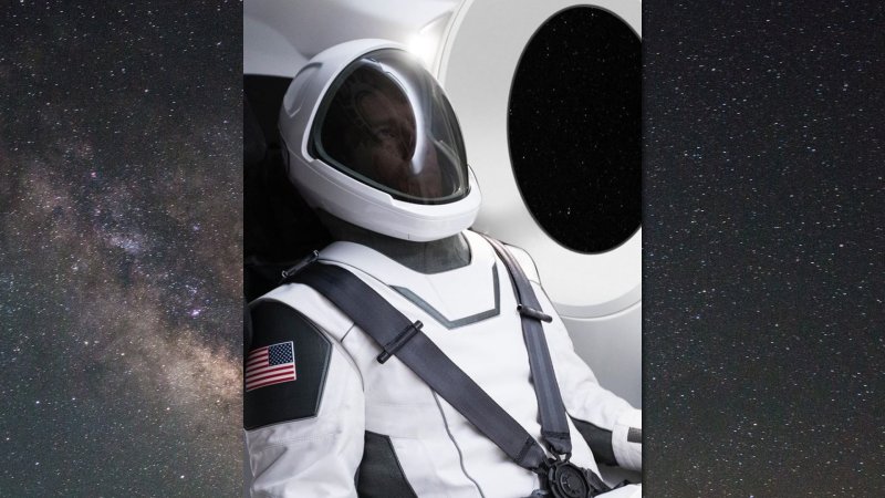 Elon Musk Unveils First Look at the Official SpaceX Spacesuit