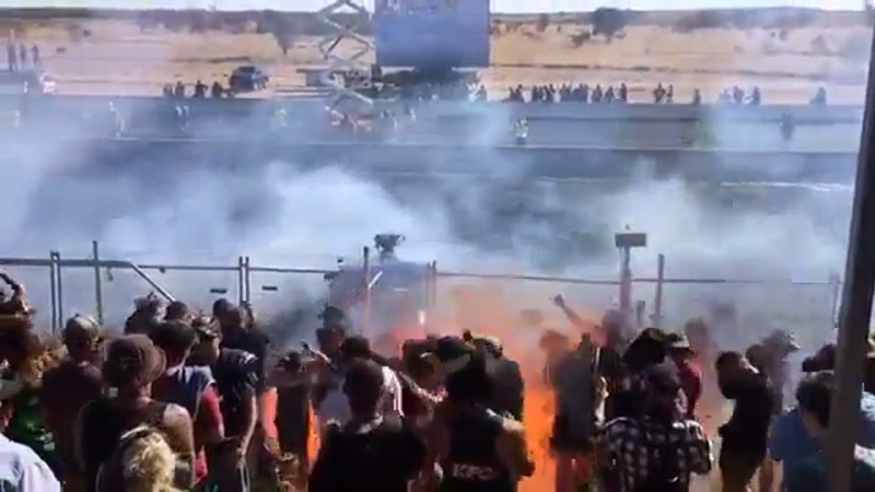 Crowd Sprayed With Burning Fuel at Australian Burnout Battle Gone Horribly Wrong