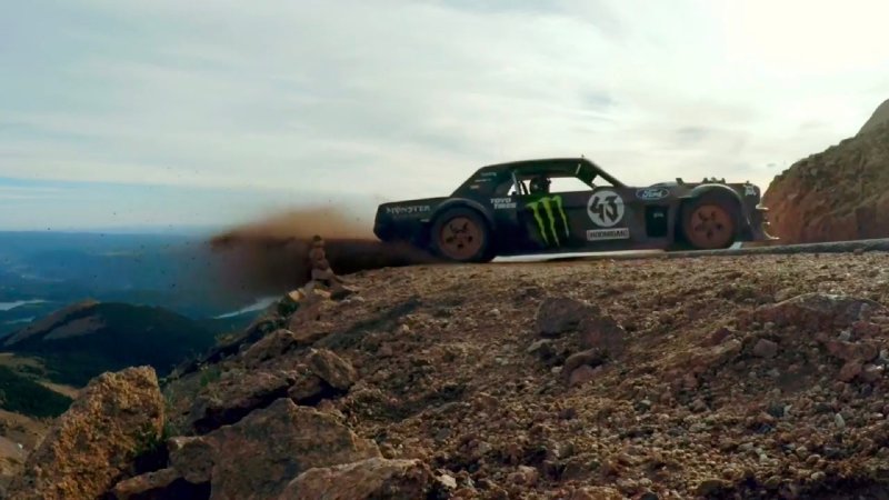 Watch Ken Block and the Hoonicorn Attack Pikes Peak in Climbkhana