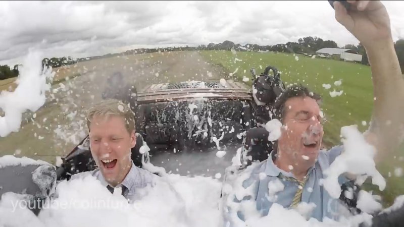 Watch Colin Furze Test His Bubbly BMW Hot Tub