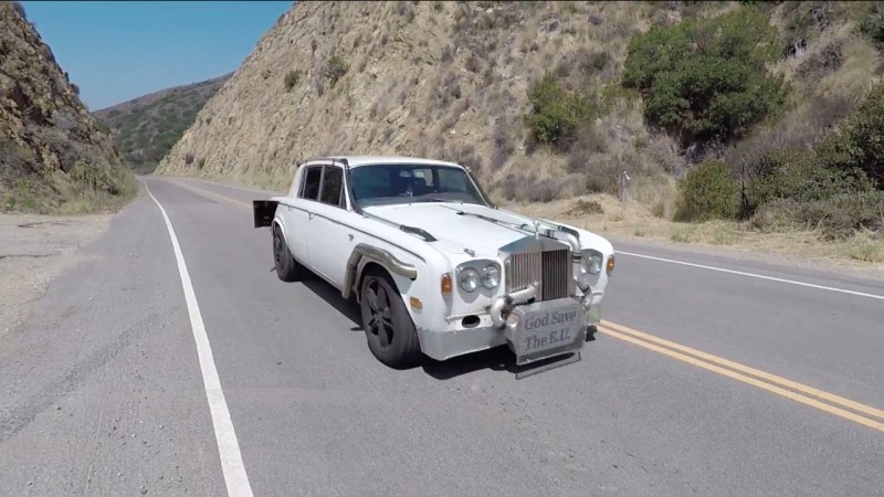 This is Corbin Goodwin’s ’78 Turbocharged Rolls-Royce Drift Car