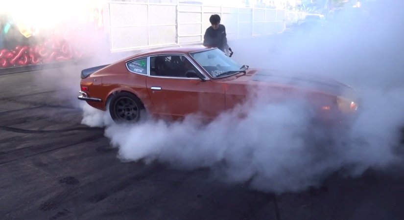 Watch One of the Best Car Photographers Visit Hoonigan’s Donut Garage and Rip Some Burnouts