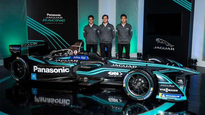 Jaguar Reveals Its New Formula E Car and Welcomes Nelson Piquet Jr. to the Team