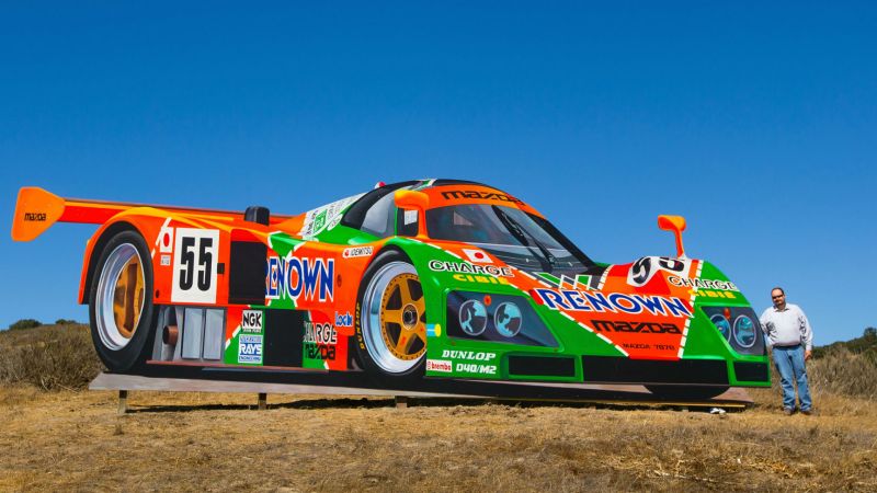 Massive Mazda 787B Mural Added to Laguna Seca Raceway