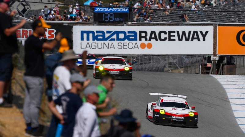 Porsche 911 RSR Scores Fifth IMSA Podium Of The Season At Laguna Seca Round