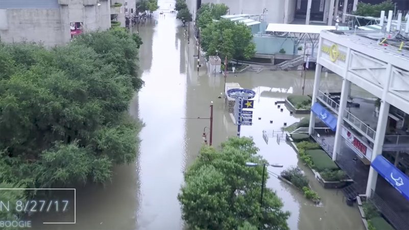 Breathtaking Drone Footage Shows Vast Destruction of Hurricane Harvey