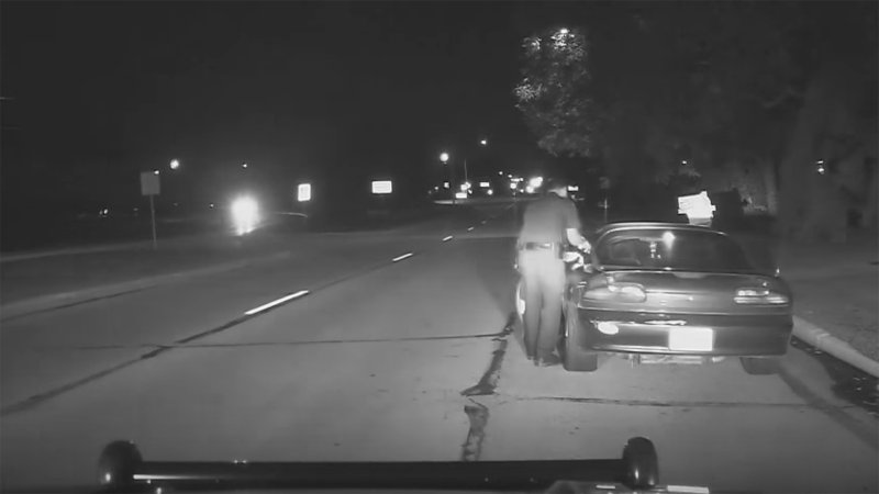 Watch These Cops Chase Down a Fleeing 4th-Gen Chevy Camaro Before It Crashes