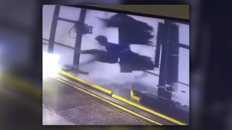 Watch This Car Wash Worker Get Picked Up and Spun Around By a Giant Brush