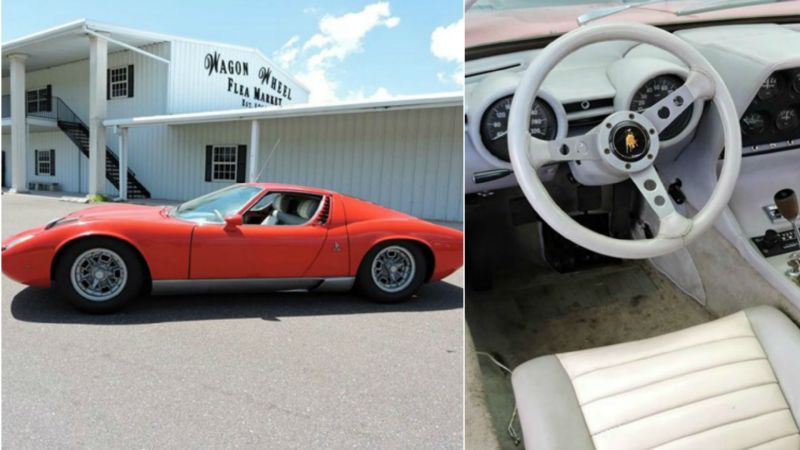 This $1.5 Million Lamborghini Miura S Is an Actual Barn Find