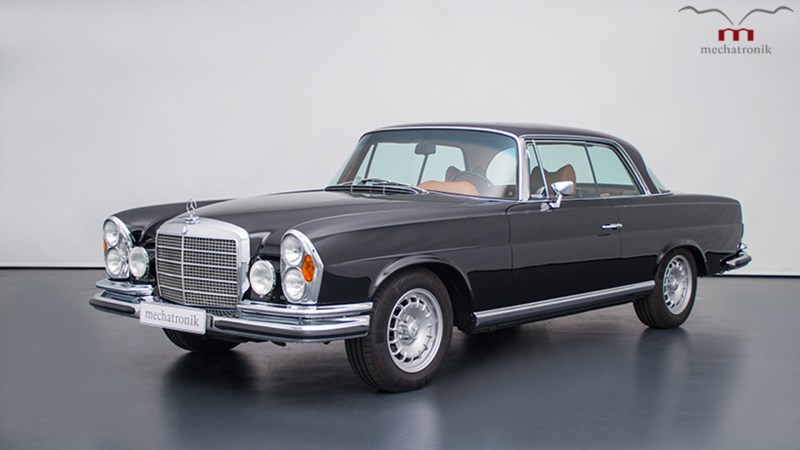 This 1970 Mercedes W111 Is a Gorgeous Sleeper Restomod Rocking an AMG V8 Engine