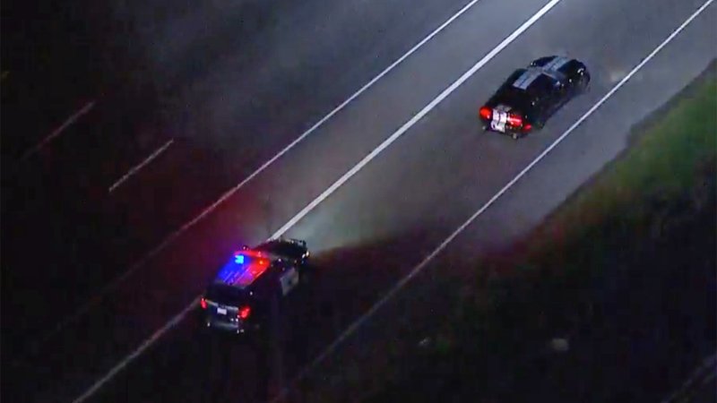 Stolen Ford Mustang Leads Police on Hour-Long, 100-MPH Chase Through L.A.